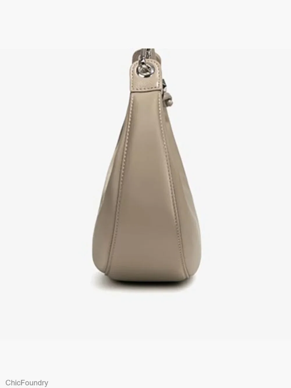 Lightweight Nylon Crescent Moon Hobo Bag - Shoulder Crossbody
